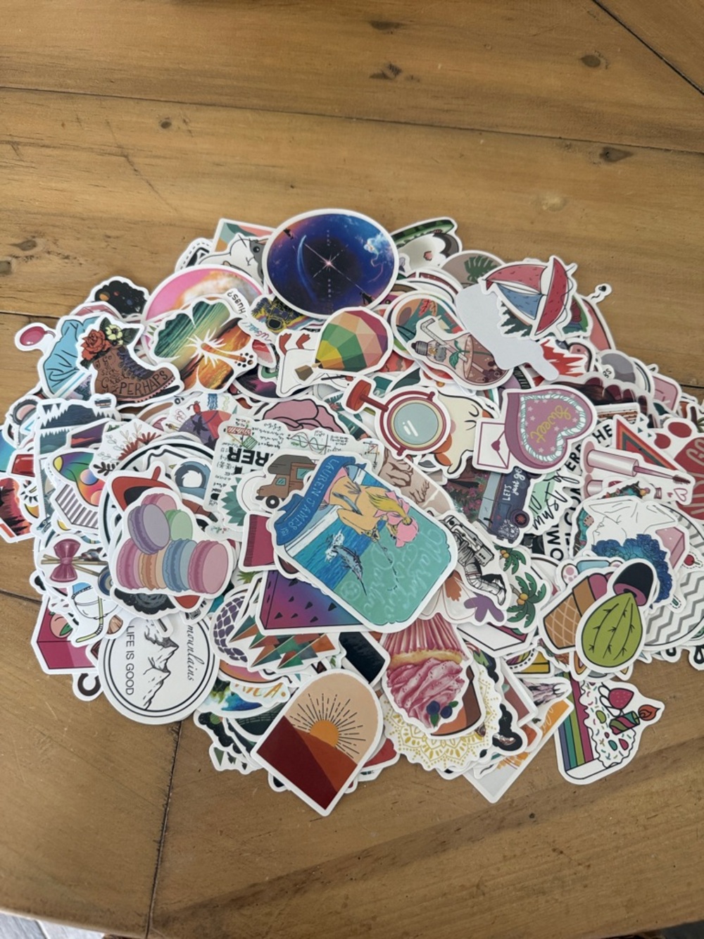 316 Colorful Assorted Sticker Pack  - Mixed Designs